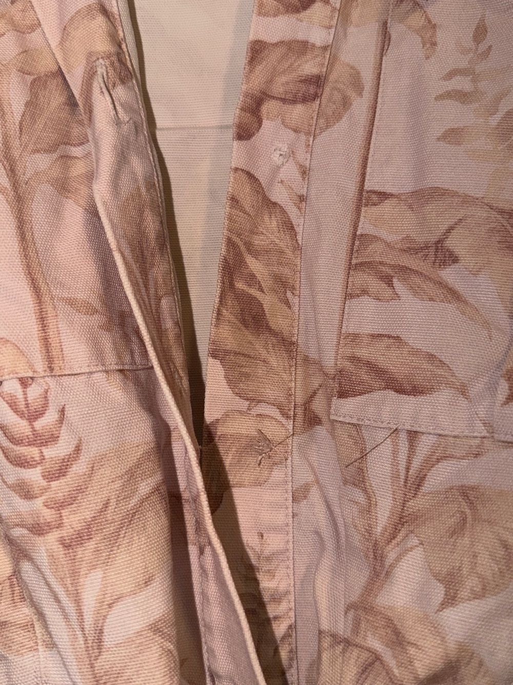 Ted Baker Riiaana Pink Palm Print Utility Romper Flawed 2 - Picture 5 of 5